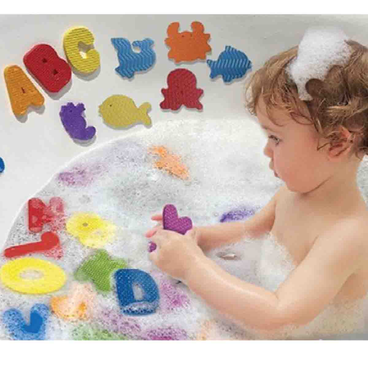 36pcs Bath Tub Letters & Shapes