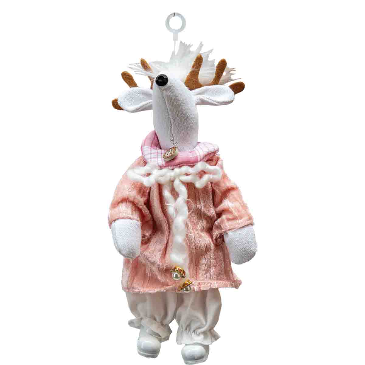 Fabric Standing Reindeer 23cm