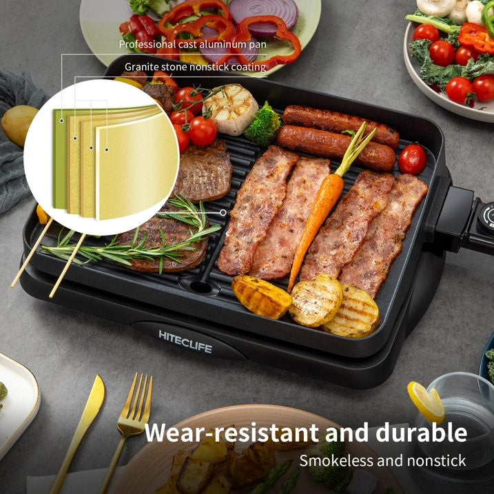 Indoor Grill Massimo Die Cast Black Non Stick
