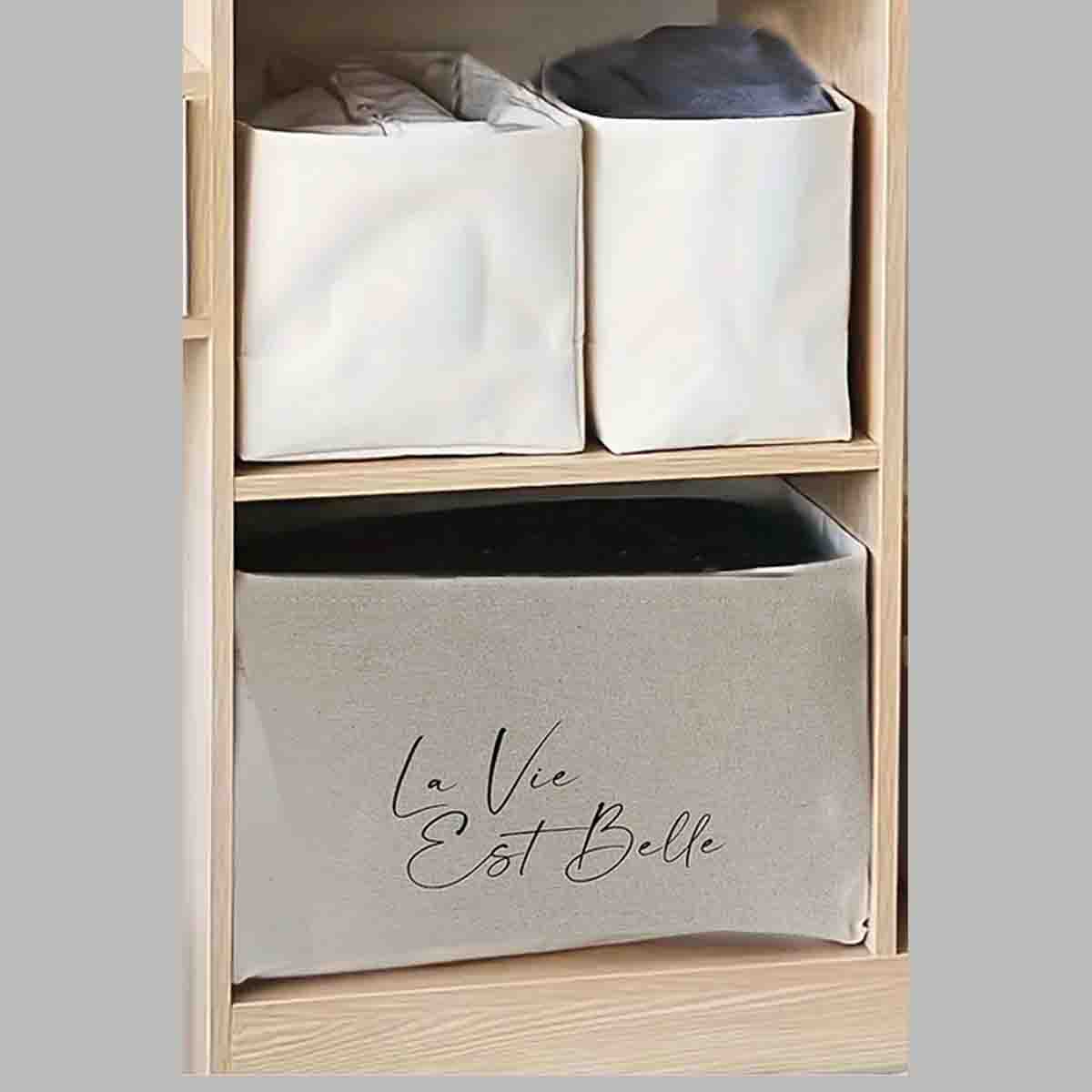 Lauren Taylor- Canvas Baskets with Text