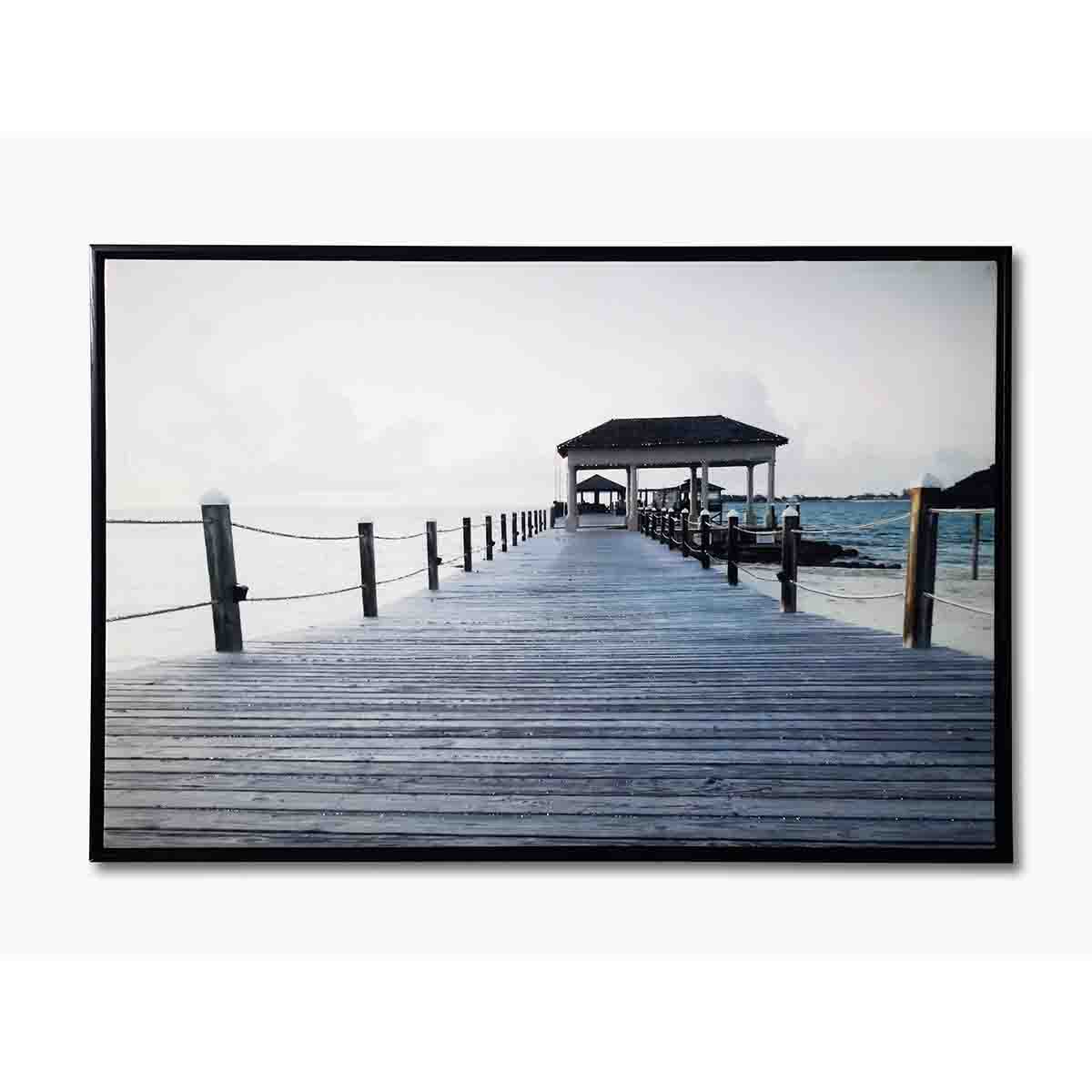 Lauren Taylor - Abstract Canvas Print Lake Scene 60x90