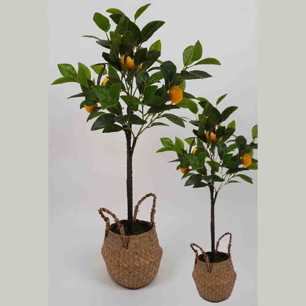 Lauren Taylor - Artificial Lemon Tree in Wicker Pot 80cm