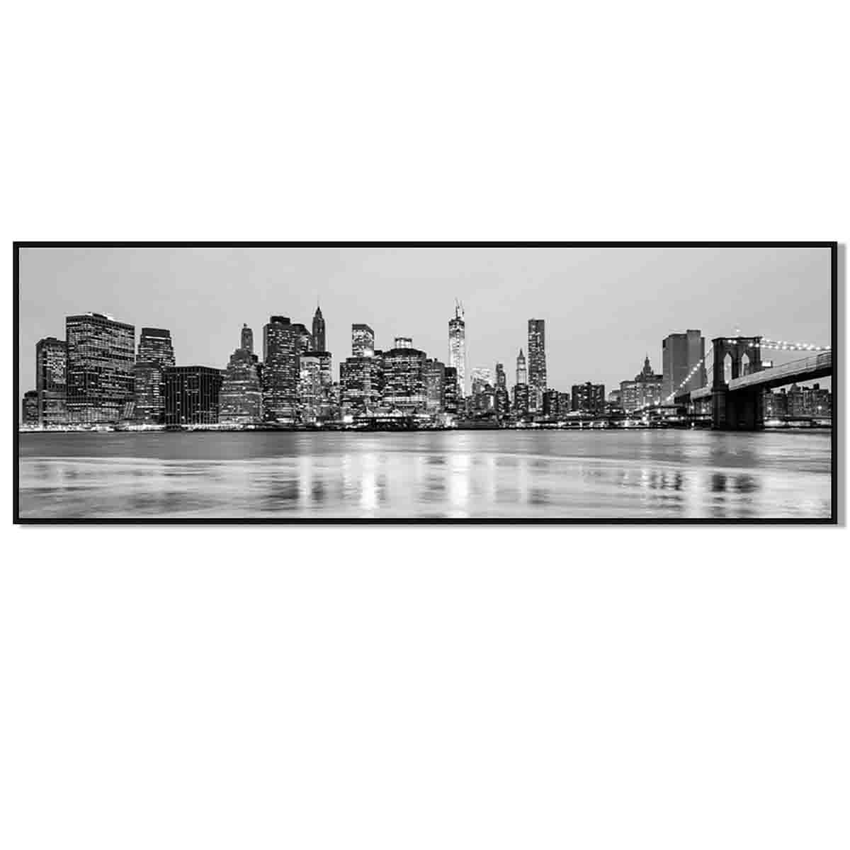 LAUREN TAYLOR - City view canvas 43X123X3.5cm