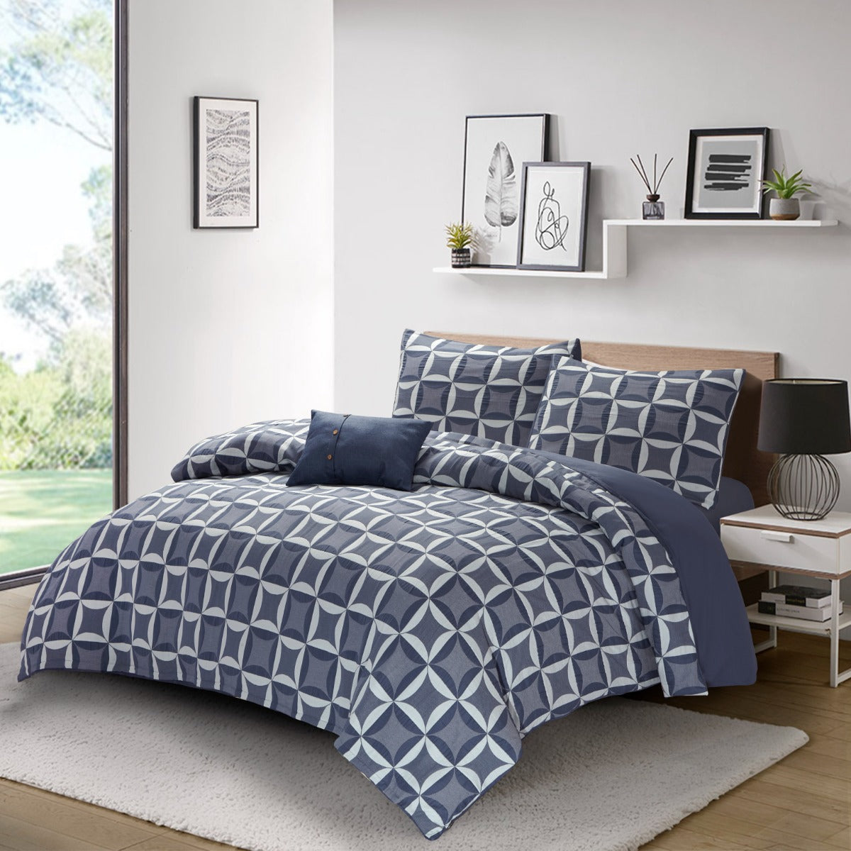Lauren Taylor -HAVEN 4PCS Jacquard Duvet Cover Set
