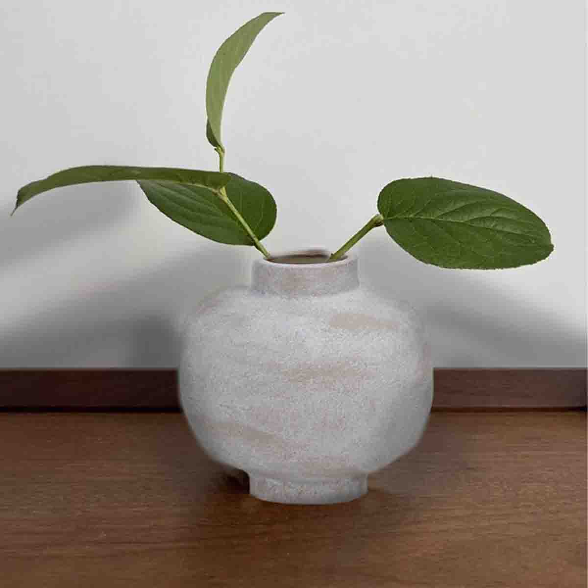 Lauren Taylor -Round Stoneware Vase