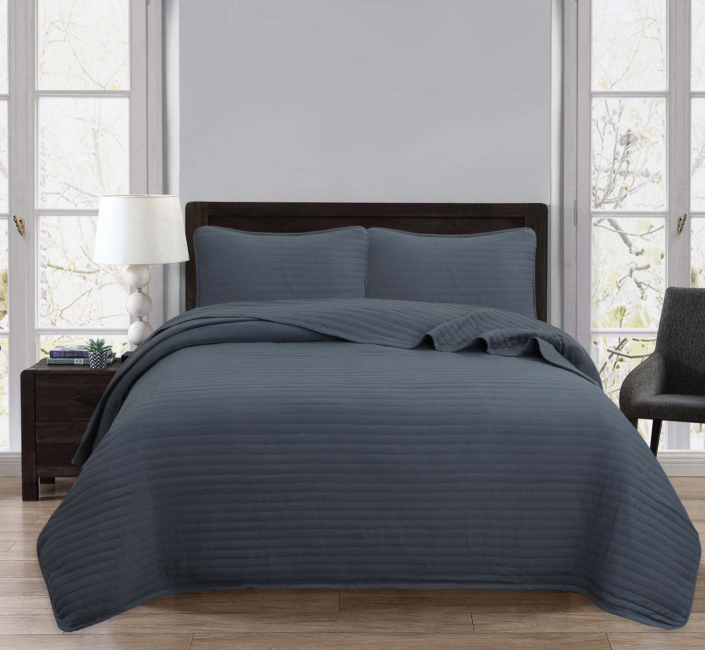 Lauren Taylor -Stonewash Quilt Set