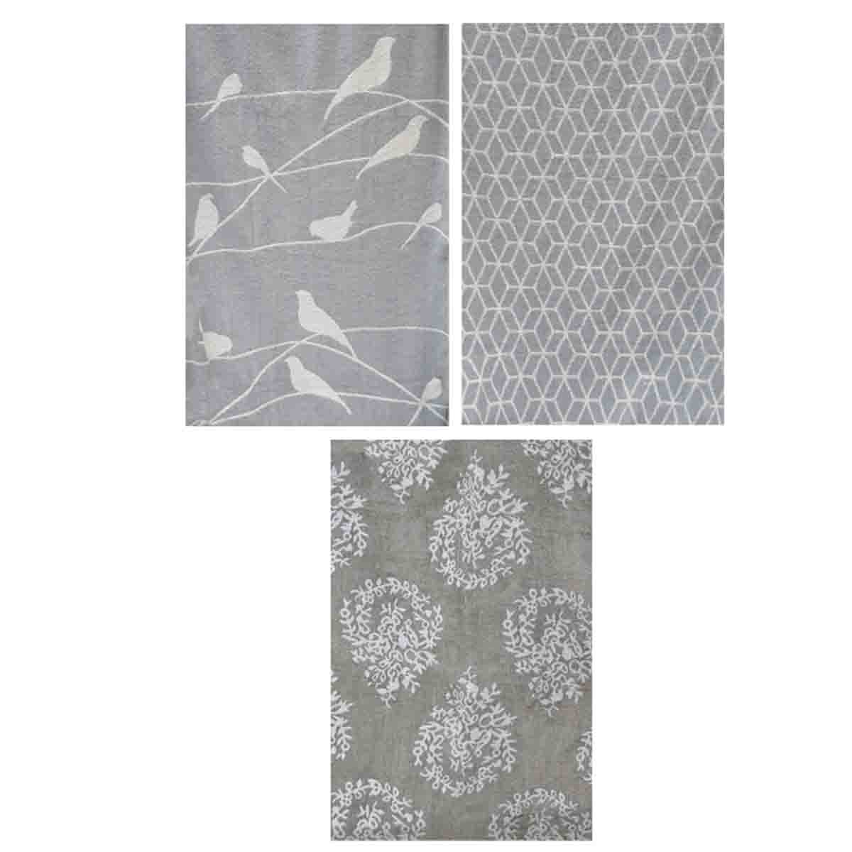 Lauren Taylor jacquard towel White-grey