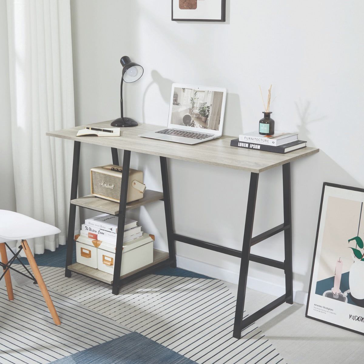 Atelier Du Nord - Computer Desk Grey