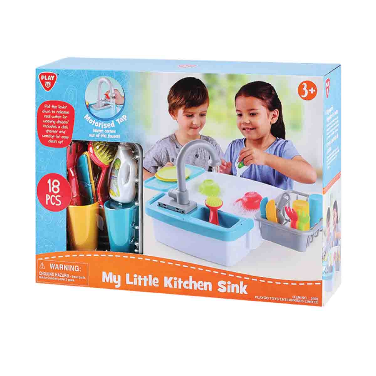 My Little Kitchen Sink B/o-18 Pcs
