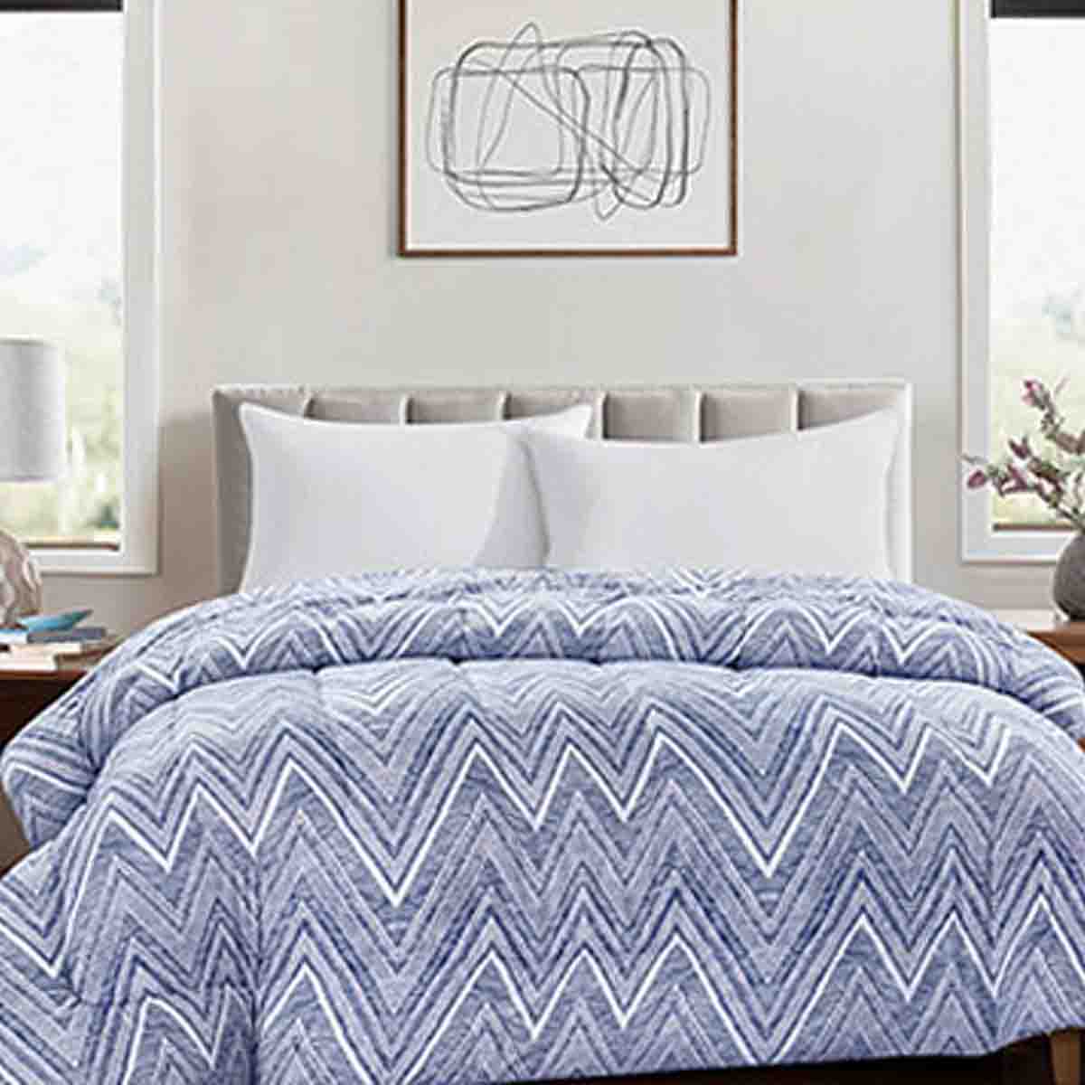 Studio7 -1PC Geometric Print Microfiber Comforter