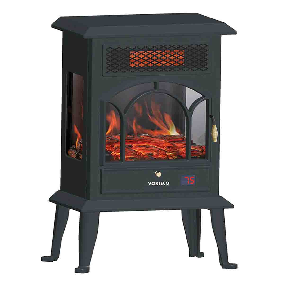 Vorteco- Electric Fireplace Stove Heater