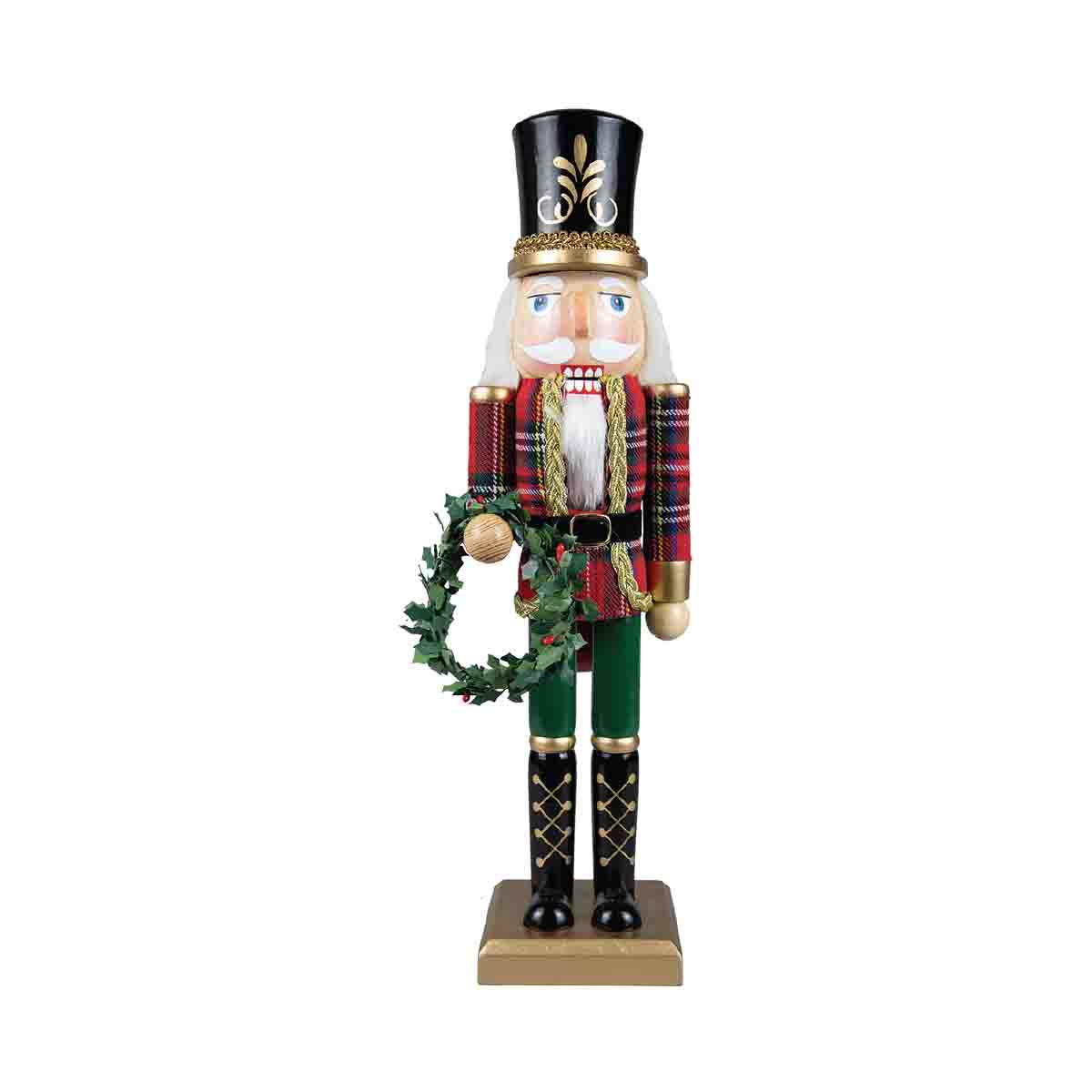 Wood Soldier Design Nutcracker 24”