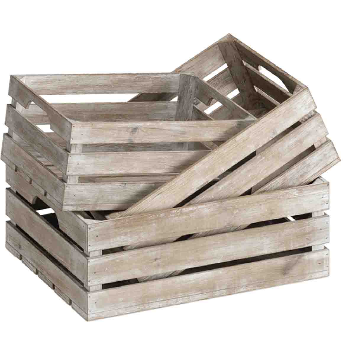 Wooden Crate Storage Box