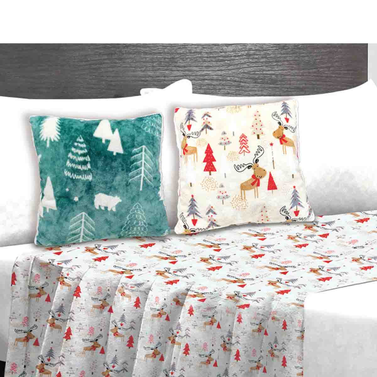 Yuletide Forest-assorted-18x18-cushion