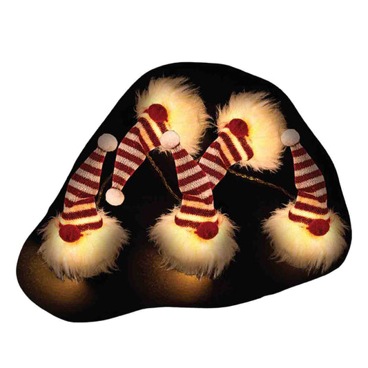 10 Light 5mm Fabric Decoration Battery Operated Warm White
