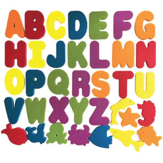 36pcs Bath Tub Letters & Shapes