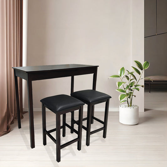 Atelier Du Nord- New York 3pc High Table With Bar Stools