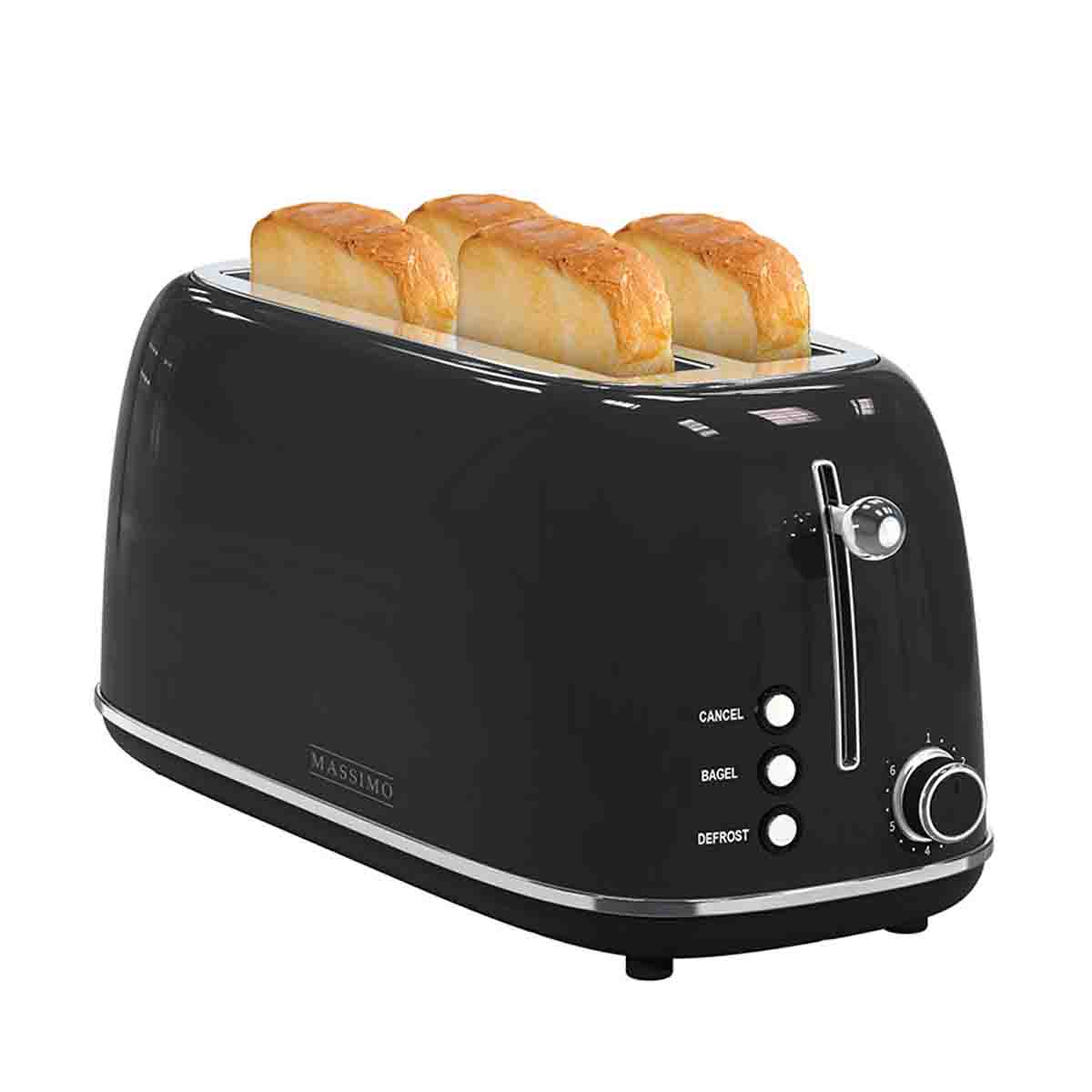 Massimo -4 Slice Vintage Toaster
