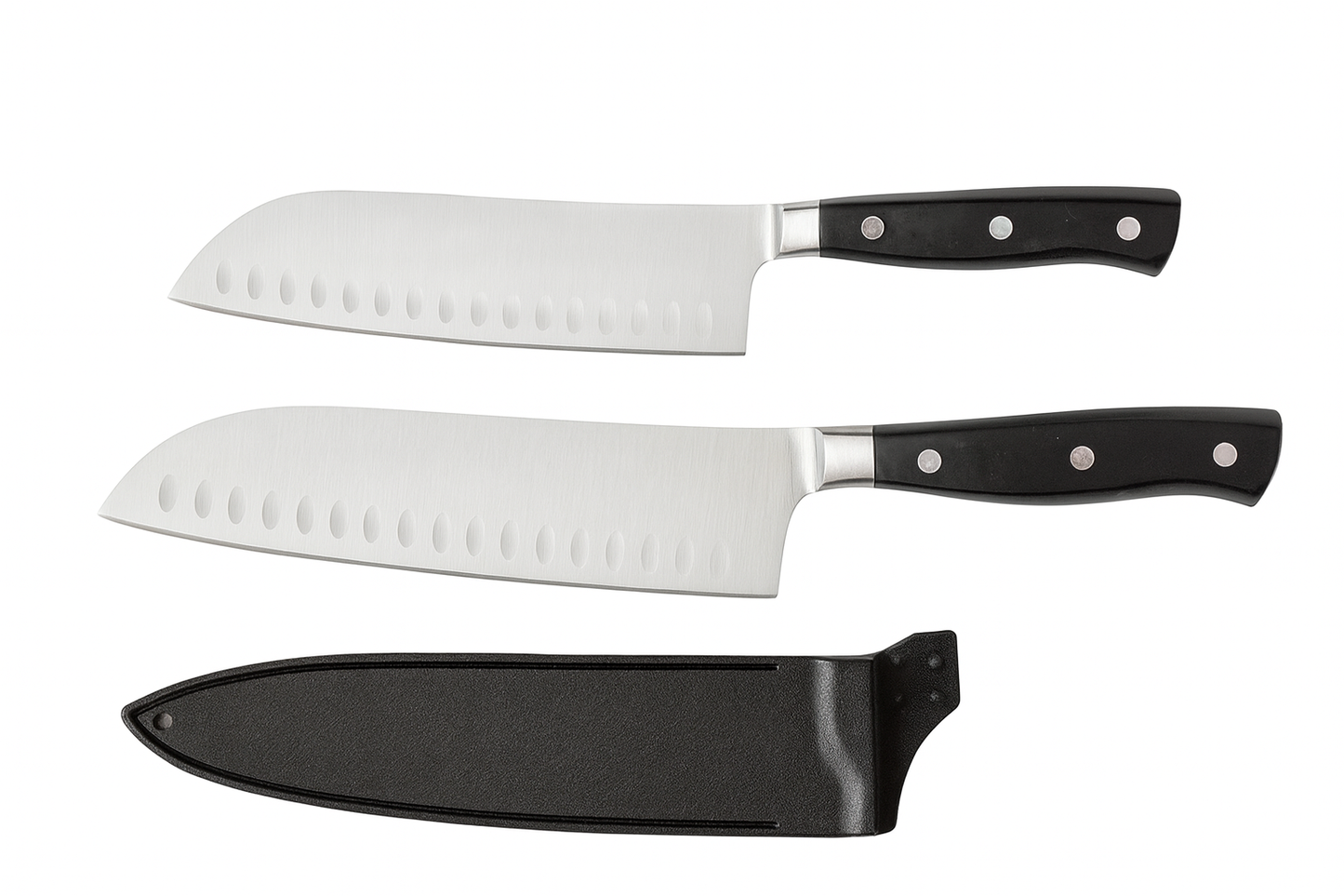 Set of two Knives with Blade Guard