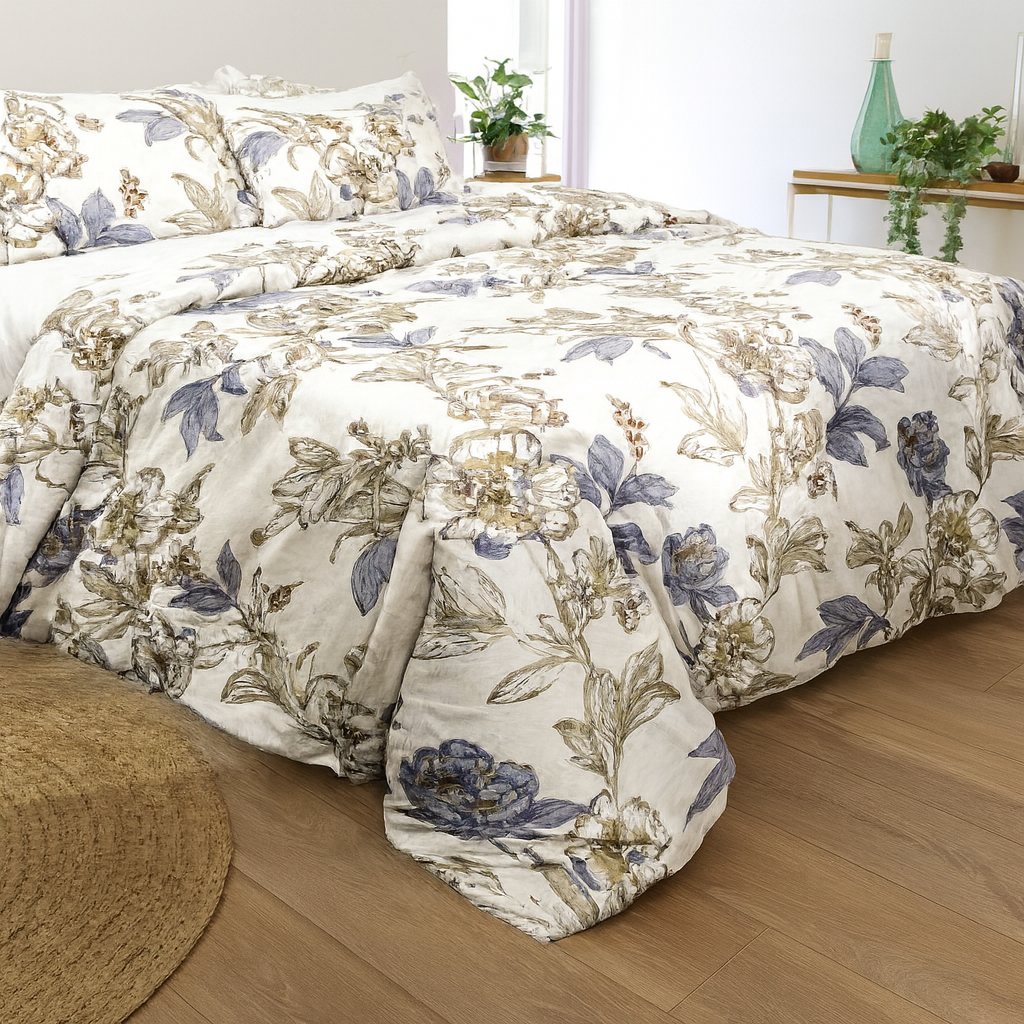 3 Pcs Comforter Set FLORA
