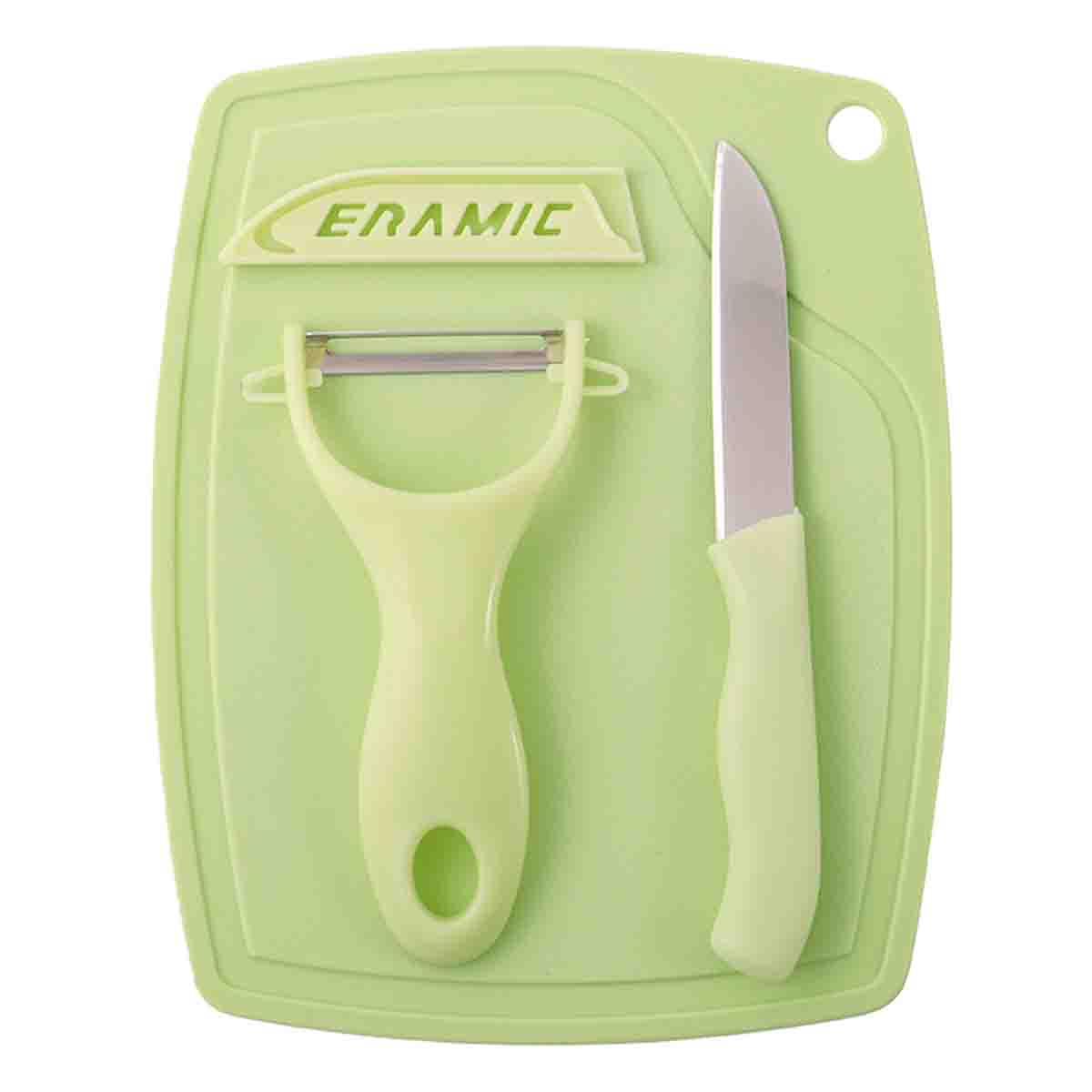 A La Cuisine - 3pcs Cutting Board & Knife Set