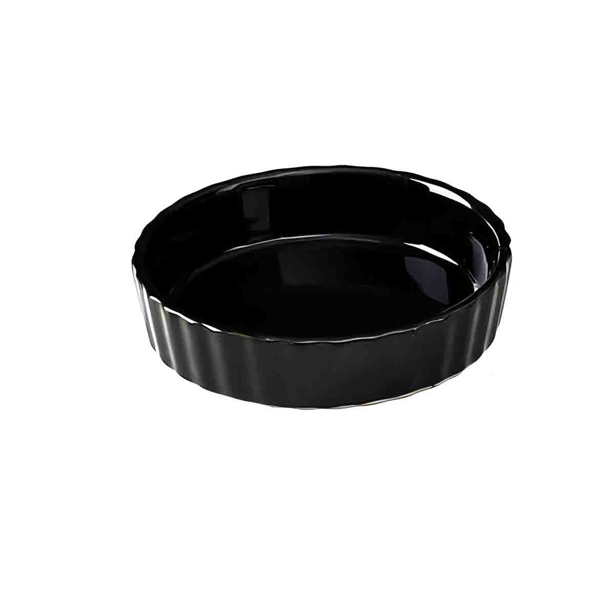 Baking Dish Quiche Ceramic 11.3cm Black