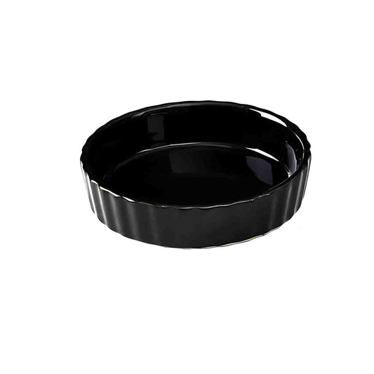 Baking Dish Quiche Ceramic 11.3cm Black