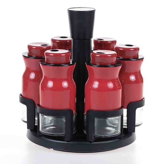 A LA CUISINE - set of 6 spice jars with stand 125ml