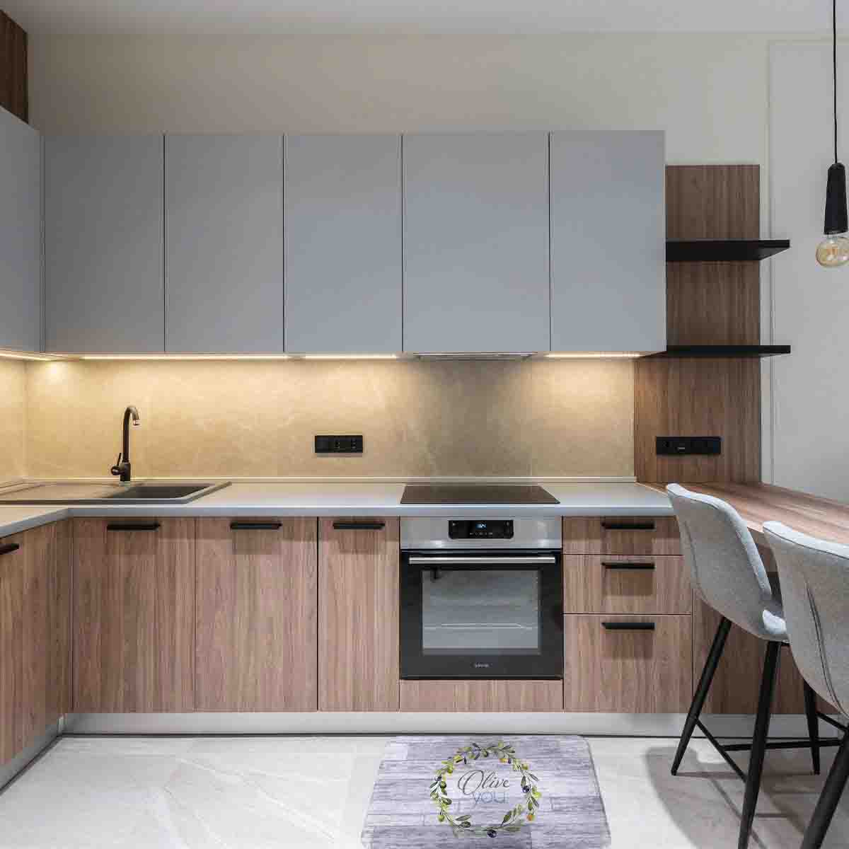 Anti-fatigue Kitchen Mat 50x91cm Olive