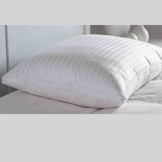 Down pillow with feather core
