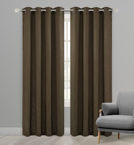 2pk Panels 52x84 Jacquard Waffle