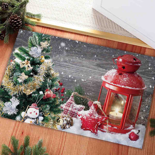 À La Cuisine - Non-woven Xmas Door Mat With Rubber Backing