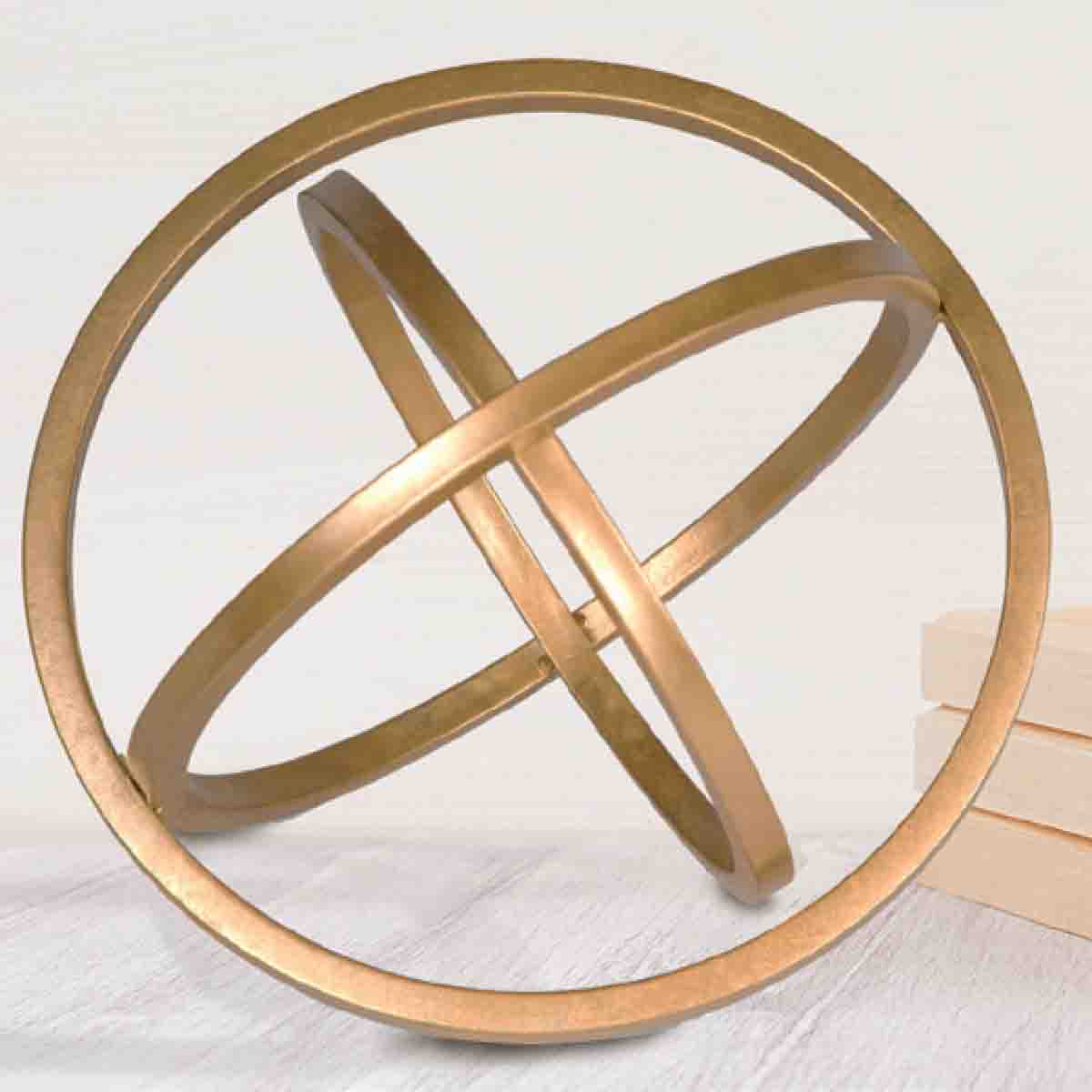 Large Gold Orb 9in