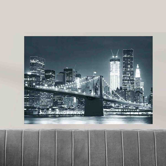 LAUREN TAYLOR - City view canvas 70X100X3CM