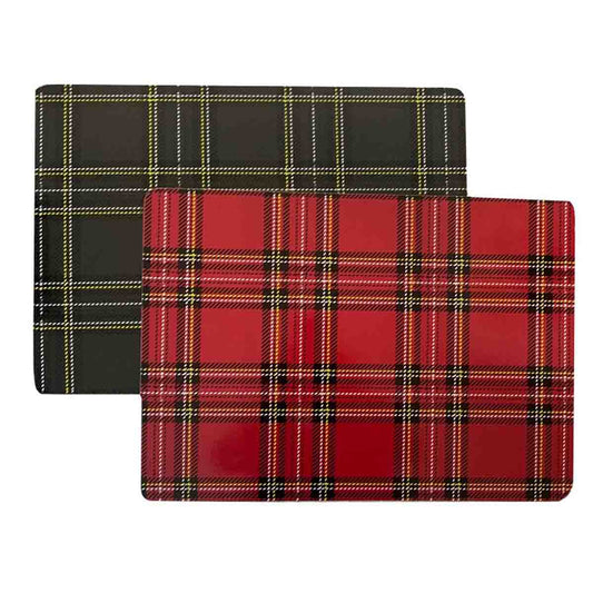 Lauren Taylor - Cork Placemat Plaid Design