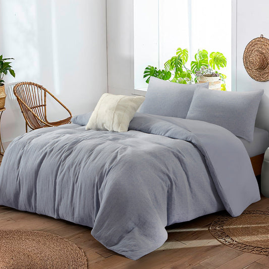 Lauren Taylor -ZARAH 4PCS Jacquard Duvet Cover Set