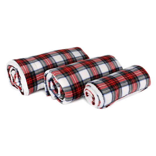 STEWART Velour/Sherpa Throw