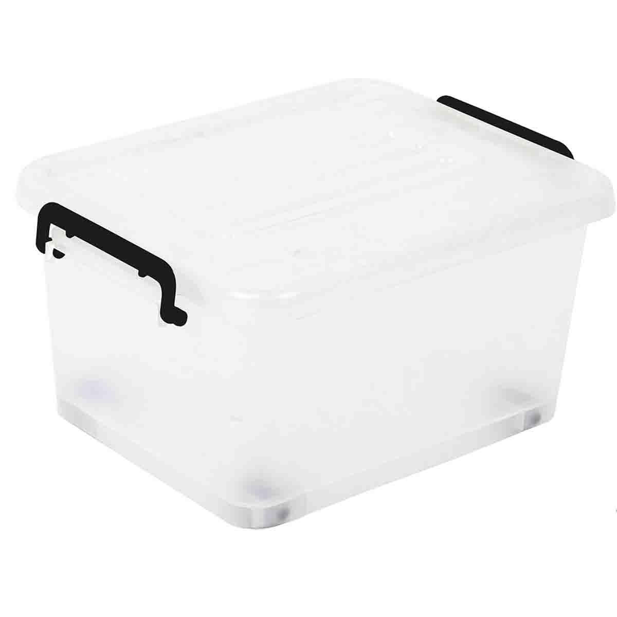 Studio 707- Storage Tote With Locking Lid 56x40x32 Cm
