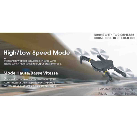 Wifi Control Foldable Drone With 2 Cameras